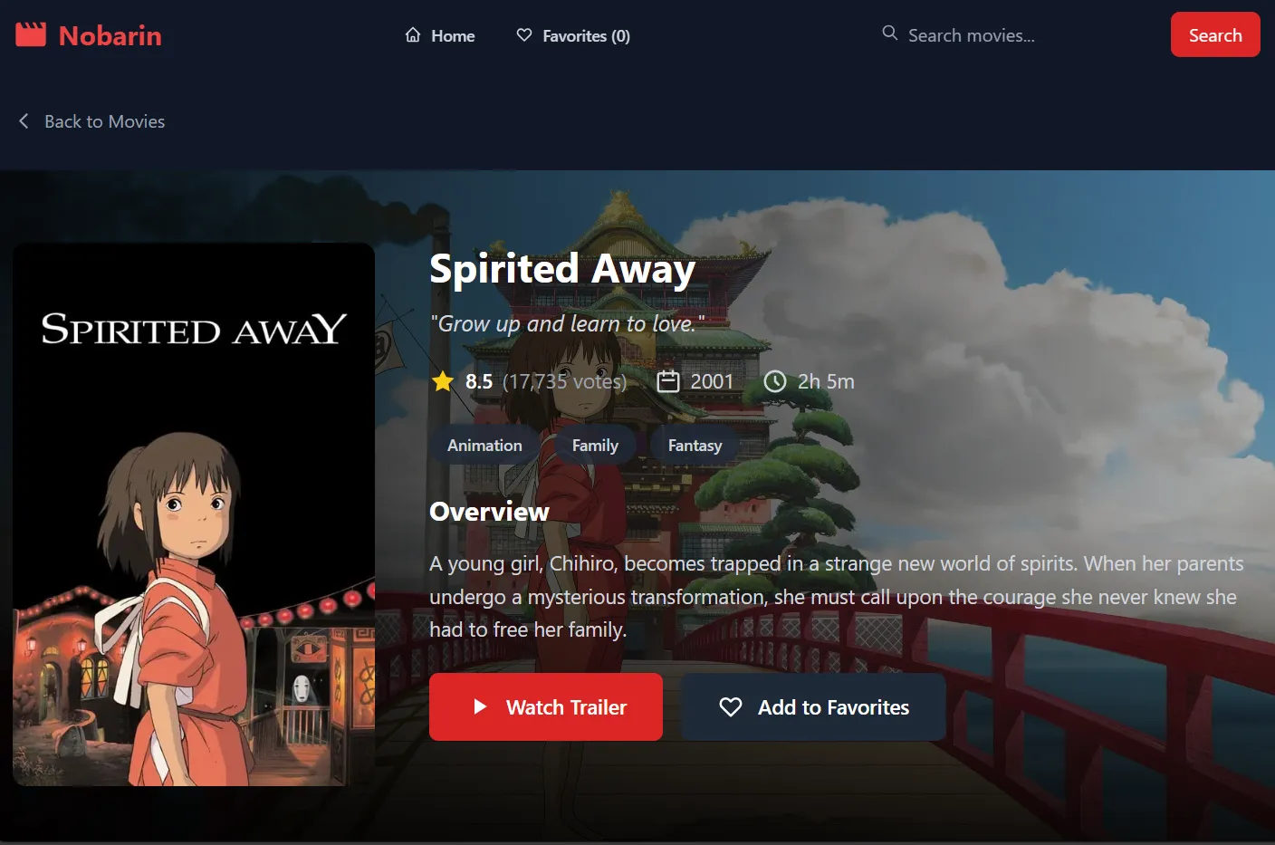 Nobarin Movie Streaming Platform screenshot 1